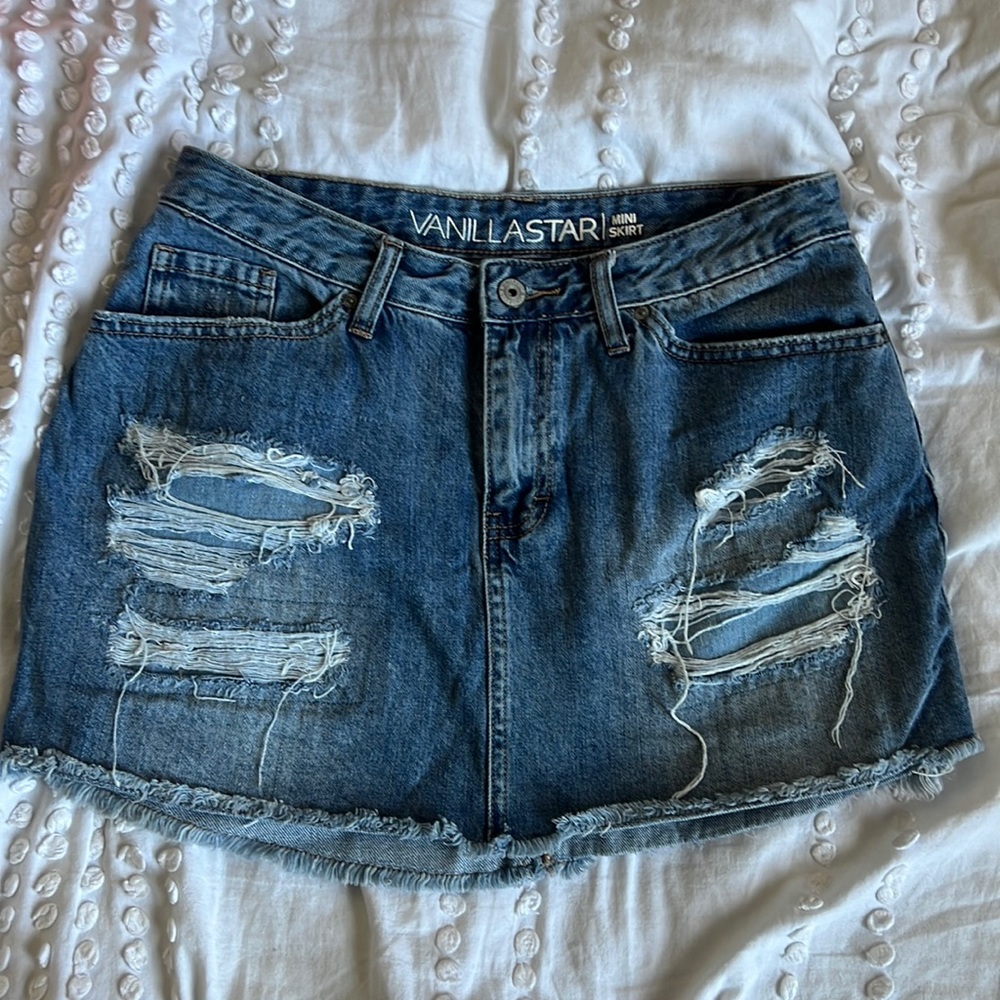 Jean Mini Skirt
